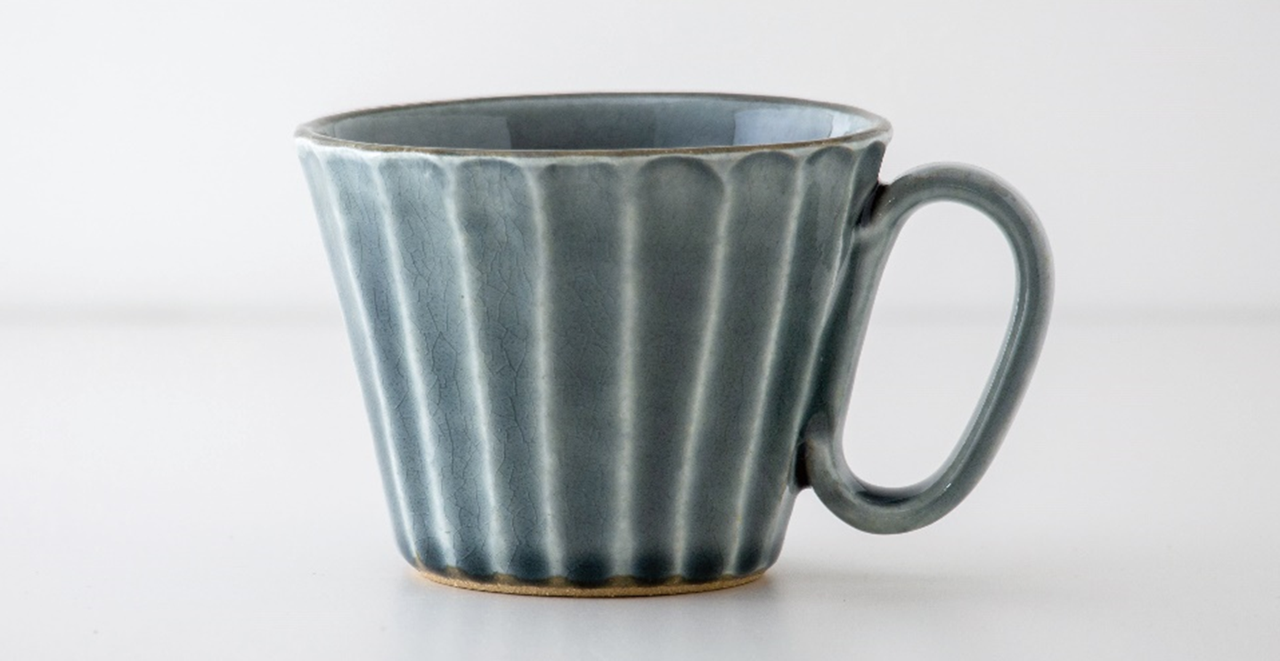生涯を添い遂げるマグ 益子焼 しのぎ