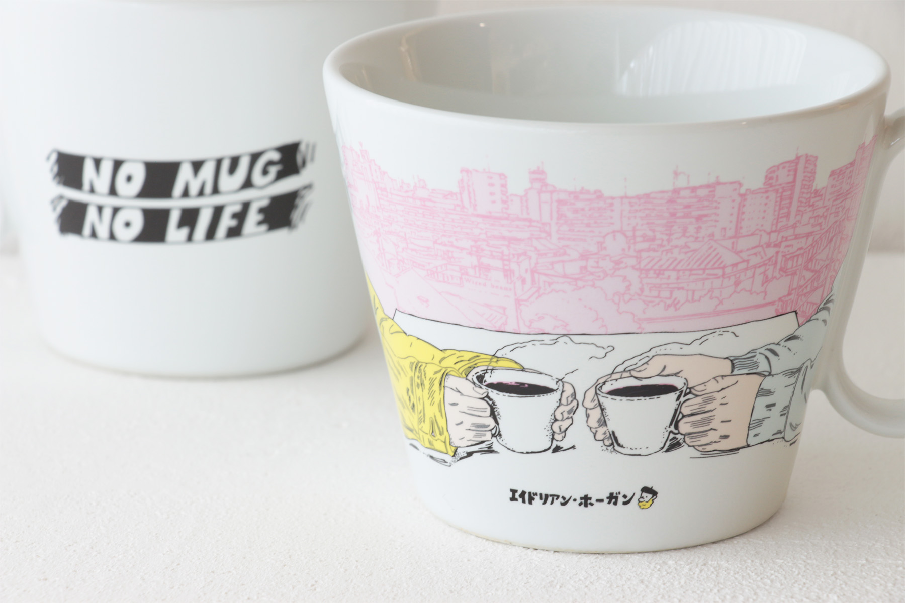10周年記念コラボマグカップ 『NO MUG NO LIFE（ノー・マグ・ノー・ライフ）』